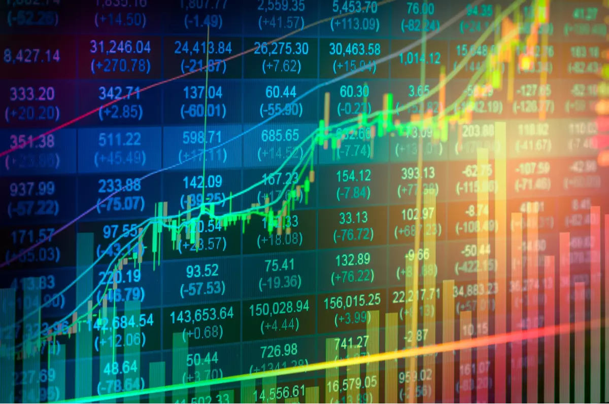 Dynamic charts of the stock market 