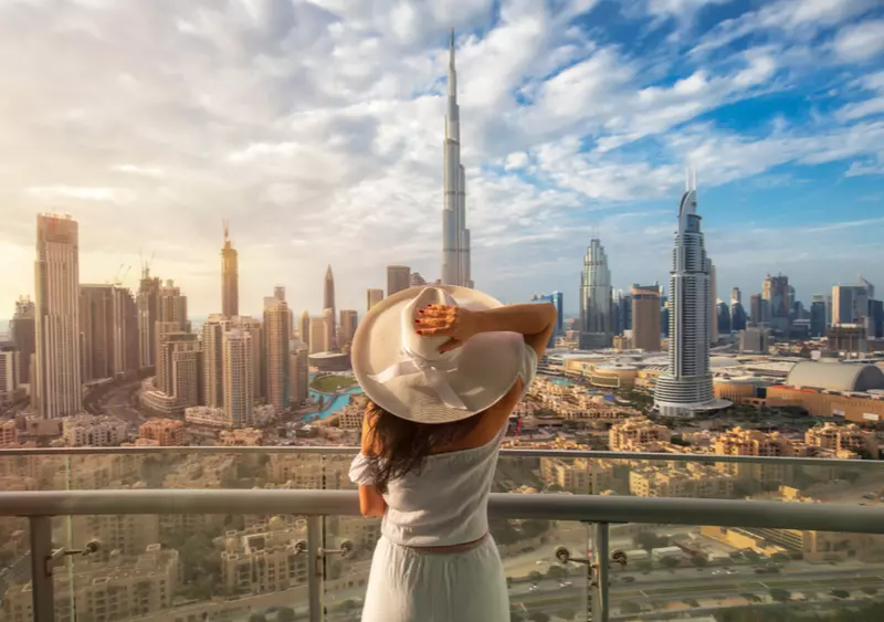 Tourism in Dubai.